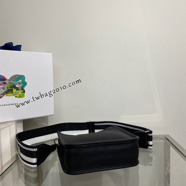 Prada專櫃新款休閒女士單肩包 1BH191 普拉達皮革迷你單肩包 csp1130
